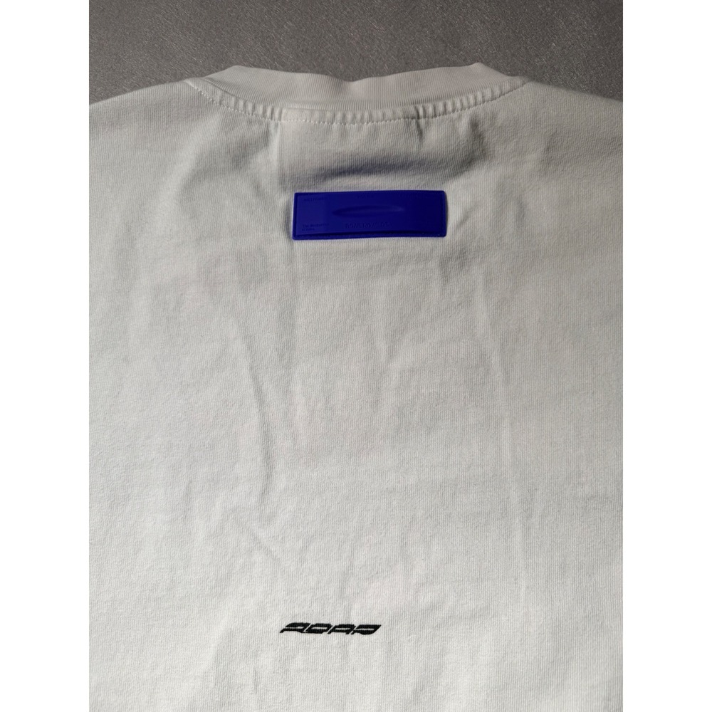 Roaringwild Logo Graphic T-Shirt Mens Medium White Streetwear Short Sleeve Tee - Picture 7 of 8